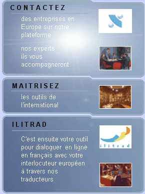 L'outil de mise en relation des pme et pmi qui d�sirent exporter ou imporer en Europe